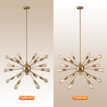 Load image into Gallery viewer, Kaspar 18 - Light Sputnik Sphere Chandelier
