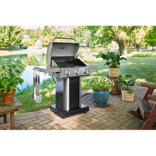 Load image into Gallery viewer, Kenmore 3 - Burner Compact Liquid Propane Gas Grill with Foldable Side Tables
