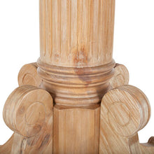 Load image into Gallery viewer, Rustic Natural Kerwin Drop Leaf Solid Wood Pine Pedestal Dining Table
