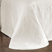 Load image into Gallery viewer, Ivory King Charles Matelasse Organic 100% Cotton Coverlet Only
