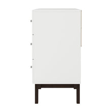 Load image into Gallery viewer, Matte White Knobel 6 Drawer Double Dresser
