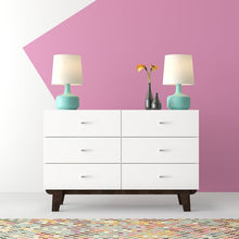 Load image into Gallery viewer, Matte White Knobel 6 Drawer Double Dresser
