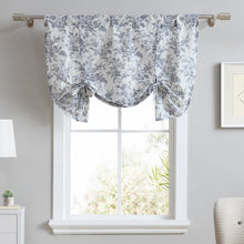 Load image into Gallery viewer, Annalise Up Floral 100% Floral Tie Window Valance
