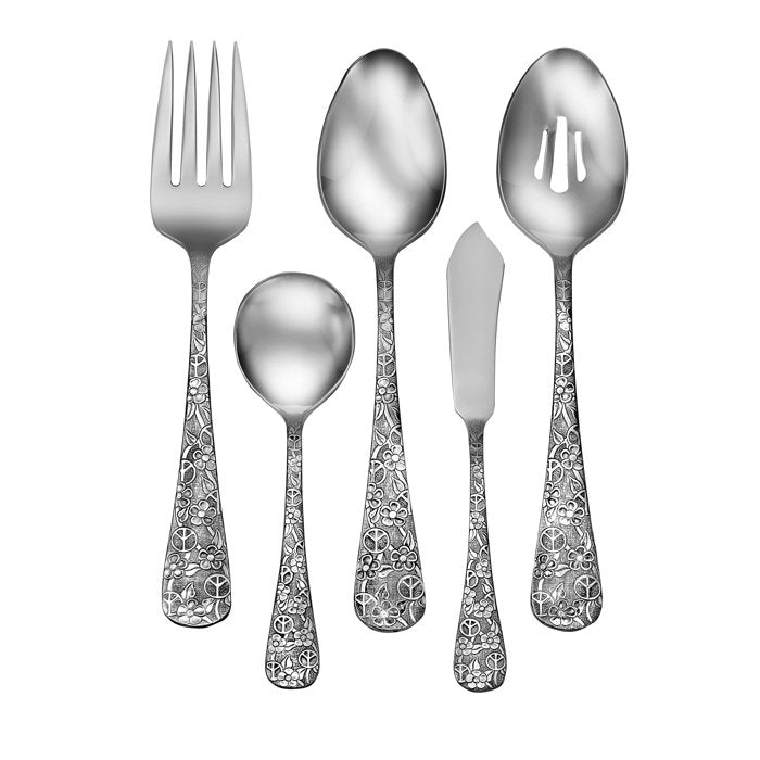 Stainless Steel Flatware Set - Service for 8 (Set of 45)