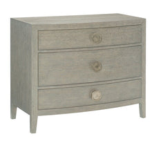 Load image into Gallery viewer, Bernhardt Cerused Greige Linea Manufactured Wood Nightstand Final Sale pickup by 9/6
