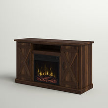 Load image into Gallery viewer, Lorraine TV Stand for TVs up to 55&quot; with Electric Fireplace Included
