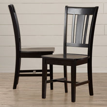 Load image into Gallery viewer, Malcolm Solid Wood Slat Back Side Chair (Set of 2)
