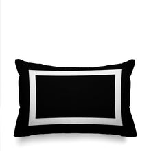 Load image into Gallery viewer, Black Maluhia Geometric Indoor/Outdoor Throw Pillow
