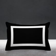 Load image into Gallery viewer, Black Maluhia Geometric Indoor/Outdoor Throw Pillow
