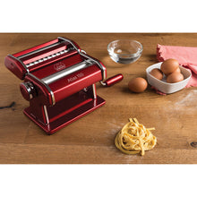 Load image into Gallery viewer, Atlas Pasta Machine, Made In Italy, Red, Includes Pasta Cutter, Hand Crank
