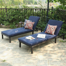 Load image into Gallery viewer, Marshallville Outdoor Wicker Chaise Lounge (Set of 2)
