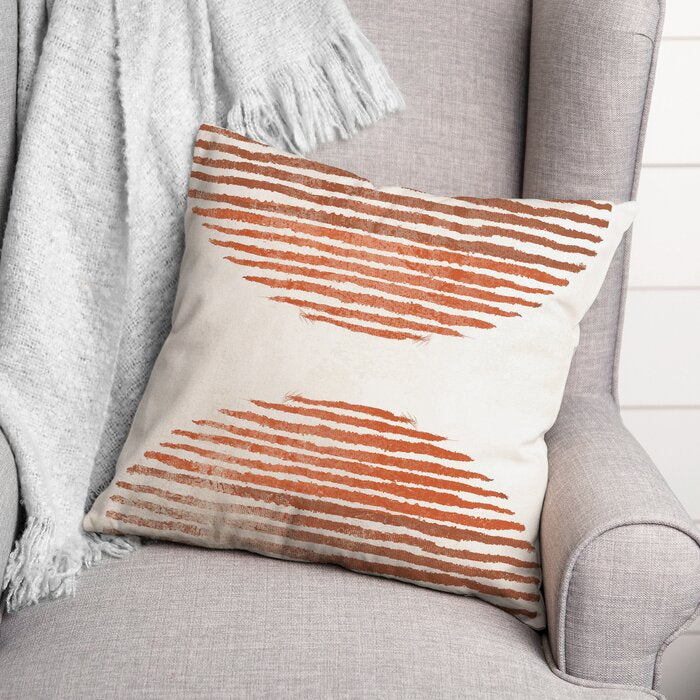 Maxey Striped Throw Pillow