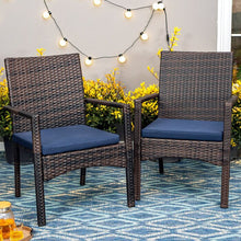 Load image into Gallery viewer, Mcgahan Patio Dining Armchair with Cushion (Set of 2)
