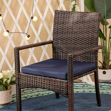 Load image into Gallery viewer, Mcgahan Patio Dining Armchair with Cushion (Set of 2)

