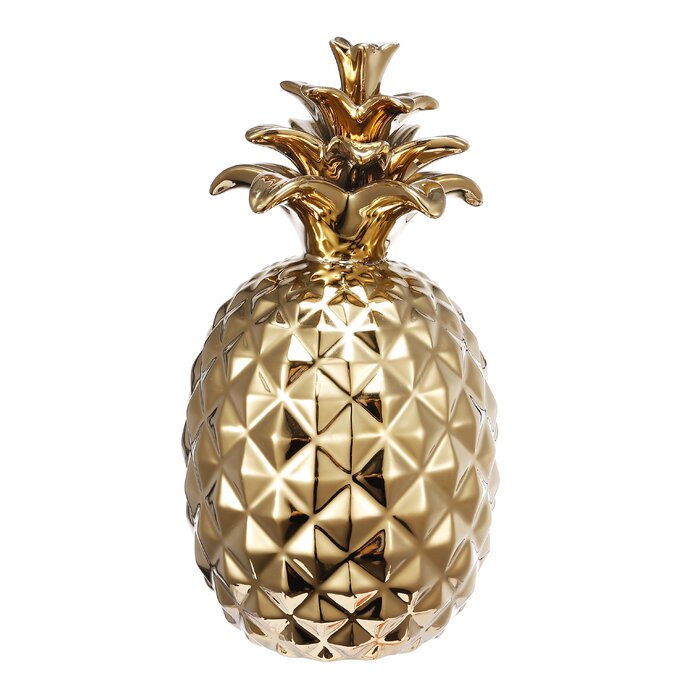 Gold Nocona Pineapple Sculpture
