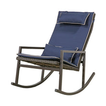 Load image into Gallery viewer, Outdoor Middleham Rocking Metal Chair with Cushions
