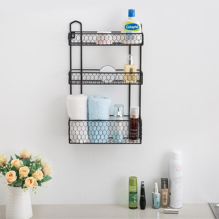 Pettus Metal Wall Bathroom Shelves