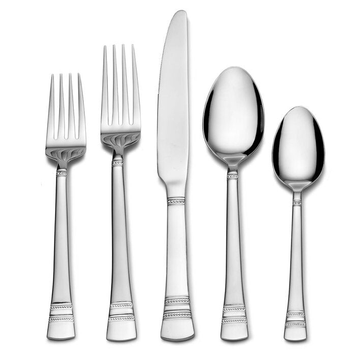 Sapphire Bay 20-Piece Stainless Steel Flatware Set, Service for 4