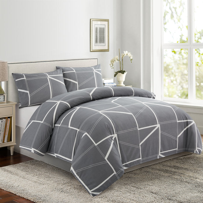 King Pilla Rayon Duvet Cover Set