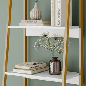Powley 3-Shelf 3-Wooden Drawer Etagere Bookcase