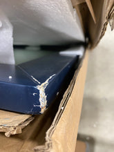 Load image into Gallery viewer, Dark Blue Rectangular Frameless Bathroom Vanity Mirror
