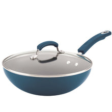Load image into Gallery viewer, Hard Enamel Aluminum Non-Stick Frying Pan with Glass Lid
