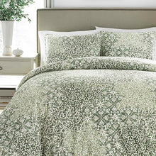 Load image into Gallery viewer, King Comforter + 2 Shams Rania 100% Cotton Comforter Set
