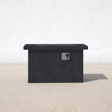 Load image into Gallery viewer, Charcoal Rashid Concrete Propane/Natural Gas Outdoor Fire Pit Table

