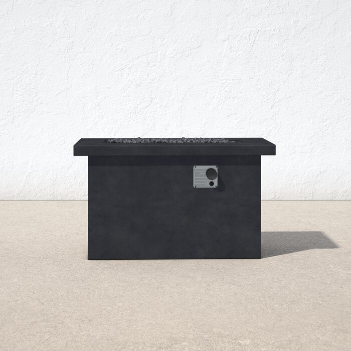 Charcoal Rashid Concrete Propane/Natural Gas Outdoor Fire Pit Table