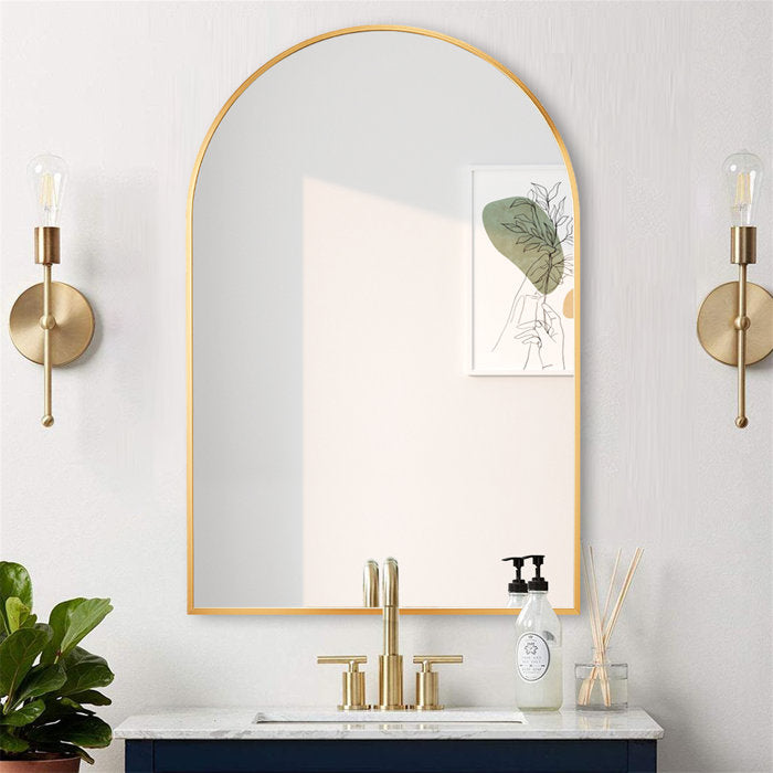 Rasto Arch Metal Wall Mirror