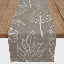 Load image into Gallery viewer, Gray Rectangle Cotton Twill Table Runner
