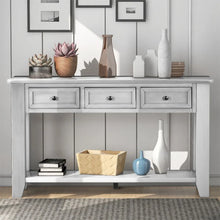 Load image into Gallery viewer, White Console Table Solid Wood
