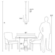 Load image into Gallery viewer, Retzlaff 1 - Light Single Cone Pendant
