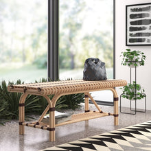 Load image into Gallery viewer, Rogalski Wicker Bench
