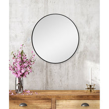 Load image into Gallery viewer, Rouillard Round Metal Wall Mirror
