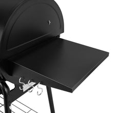 Load image into Gallery viewer, 30&quot; Barrel Charcoal Grill with Smoker, Side Table and Cover
