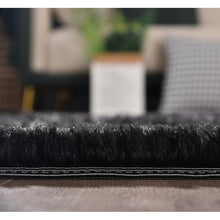 Load image into Gallery viewer, Sabrenna Performance Black Rug, Square 3’
