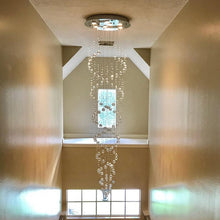 Load image into Gallery viewer, Sandifer 9 - Light Glass Dimmable Tiered Chandelier
