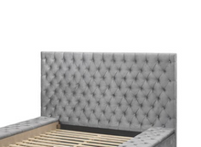 Load image into Gallery viewer, King Gray Zaniyah Upholstered Headboard
