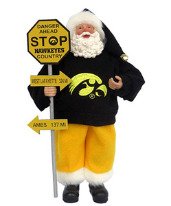 12" Santa's Workshop Iowa Country Santa Figurine Final Sale pickup by 9/6