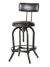 Load image into Gallery viewer, 39.75 Inches (H) x 18.5 Inches (W) x 18.5 Inches (D) Stirling Adjustable Barstool
