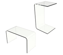 Load image into Gallery viewer, Clear Acrylic Side Table, Use as a Lap Desk, Coffee Table, or End Table
