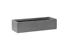 Load image into Gallery viewer, Carlo 3.75 in. x 6 in. x 16 in. Gray Fiberstone Planter
