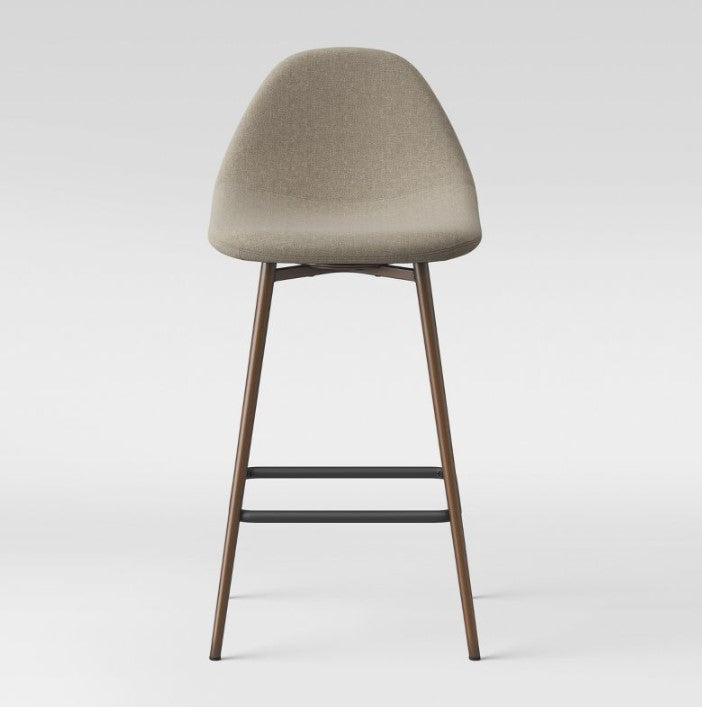 Copley Upholstered Counter Height Barstool, (Set of 2)