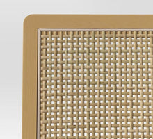 Load image into Gallery viewer, Errol Cane and Wood Counter Height Barstool with Metal Legs Natural
