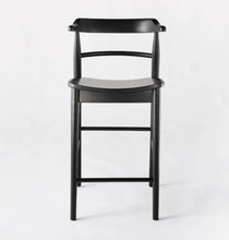 Load image into Gallery viewer, Kaysville Curved Back Wood Counter Height Barstool
