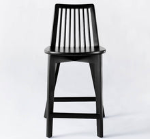 Load image into Gallery viewer, Linden Modified Windsor Wood Counter Height Barstool
