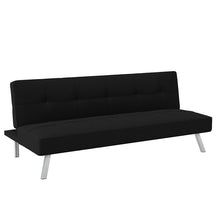 Load image into Gallery viewer, Jameson Armless Tufted Convertible Sleeper Futon Sofa

