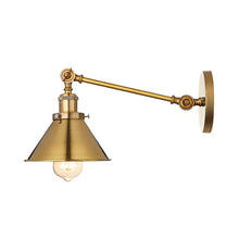Load image into Gallery viewer, Seval Solid Brass Swing Arm Sconce
