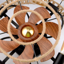 Load image into Gallery viewer, Shafeen Caged Ceiling Fan with Remote Control
